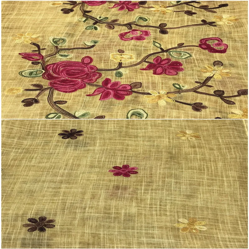 1 шт. Горячая Распродажа Новый Цветочный плащ с вышивкой гладкий легкий бархатный