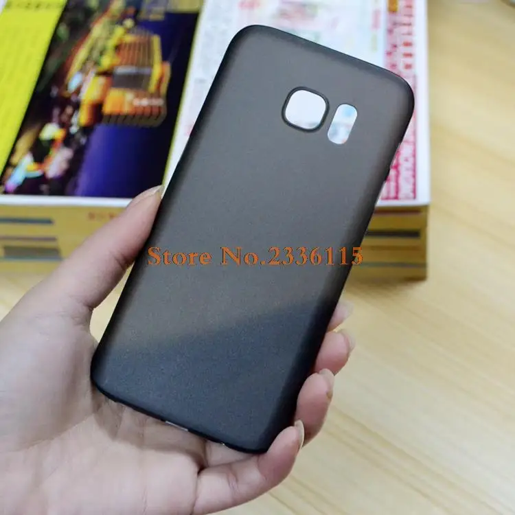 Ricestate Ультратонкий матовый прозрачный мягкий чехол для samsung Galaxy Note 8 S8 S6 S7 edge plus A310 A510 Модный чехол - Цвет: Черный