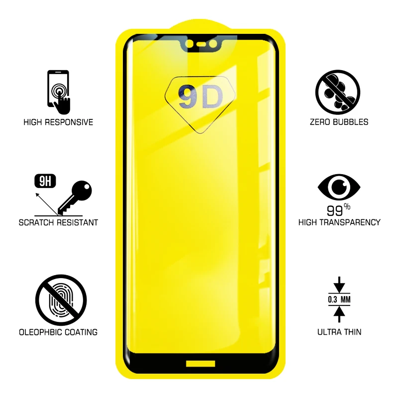 9D защитный Стекло на для Nokia X6 закаленное X7 X5 6X 7X 5X X 6 7 5 чехол телефона полное