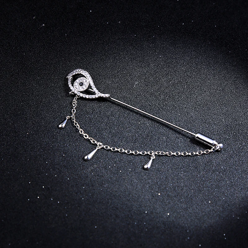 Новейшие Модные ювелирные изделия трендовые подвесные Броши со сглаза Блестящие