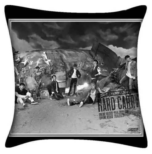 Новинка популярный чехол для подушки Kpop GOT7 Жесткий Чехол переноски подарки JB Jr