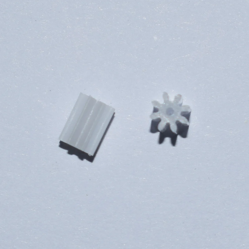 10/100 шт 0 4 модуль 8 зубьев OD мм/0.75x 5 мм/пластиковый мотор редуктор spur gear/diy части