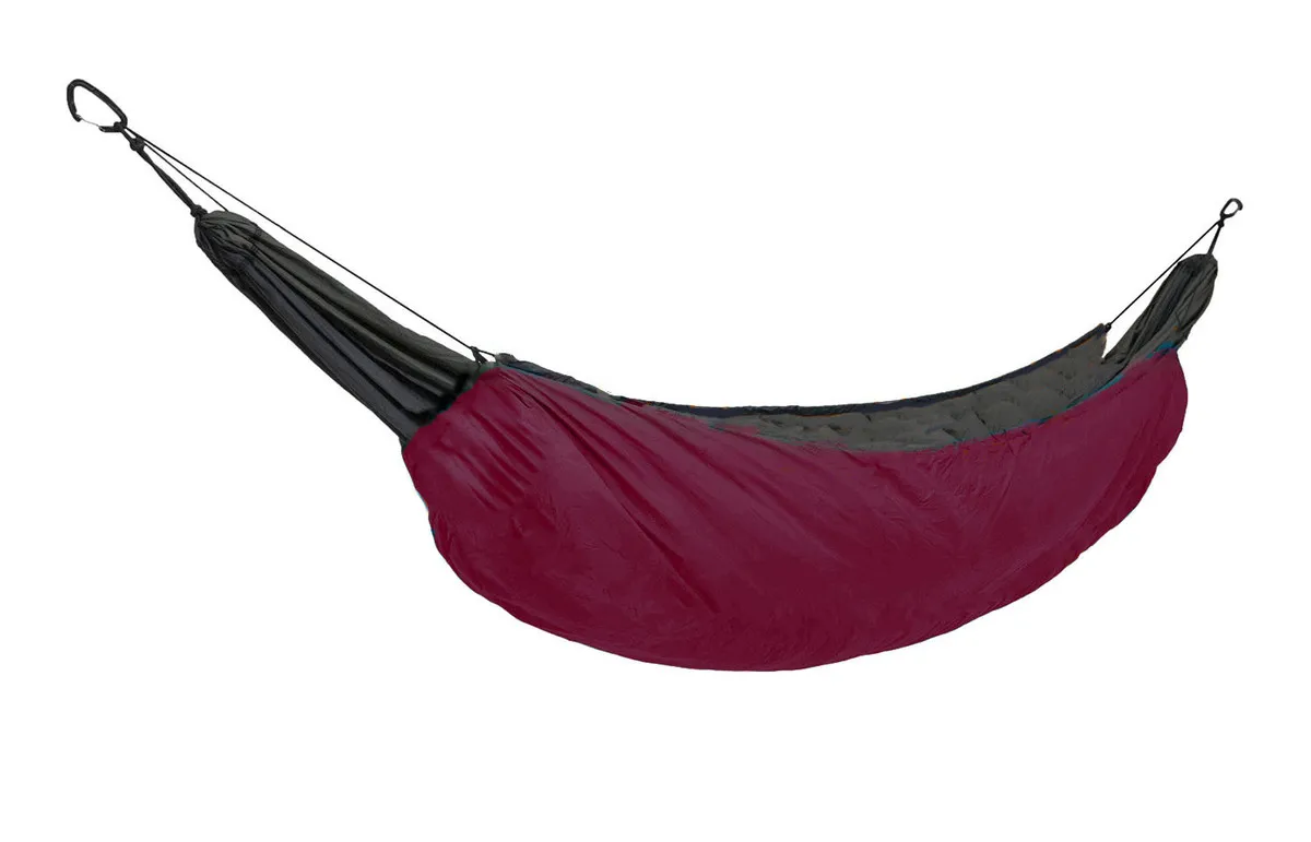 wine red Легкий полноразмерный гамак под одеяло 40 F до 68 F(5 C до 20 C - Цвет: wine red