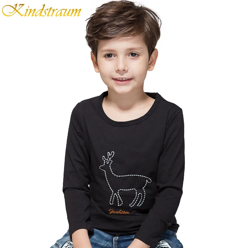 Kindstraum 2017 Детей Новый Напечатаны Случайные Футболки 11 Стили Мальчиков Тенденция