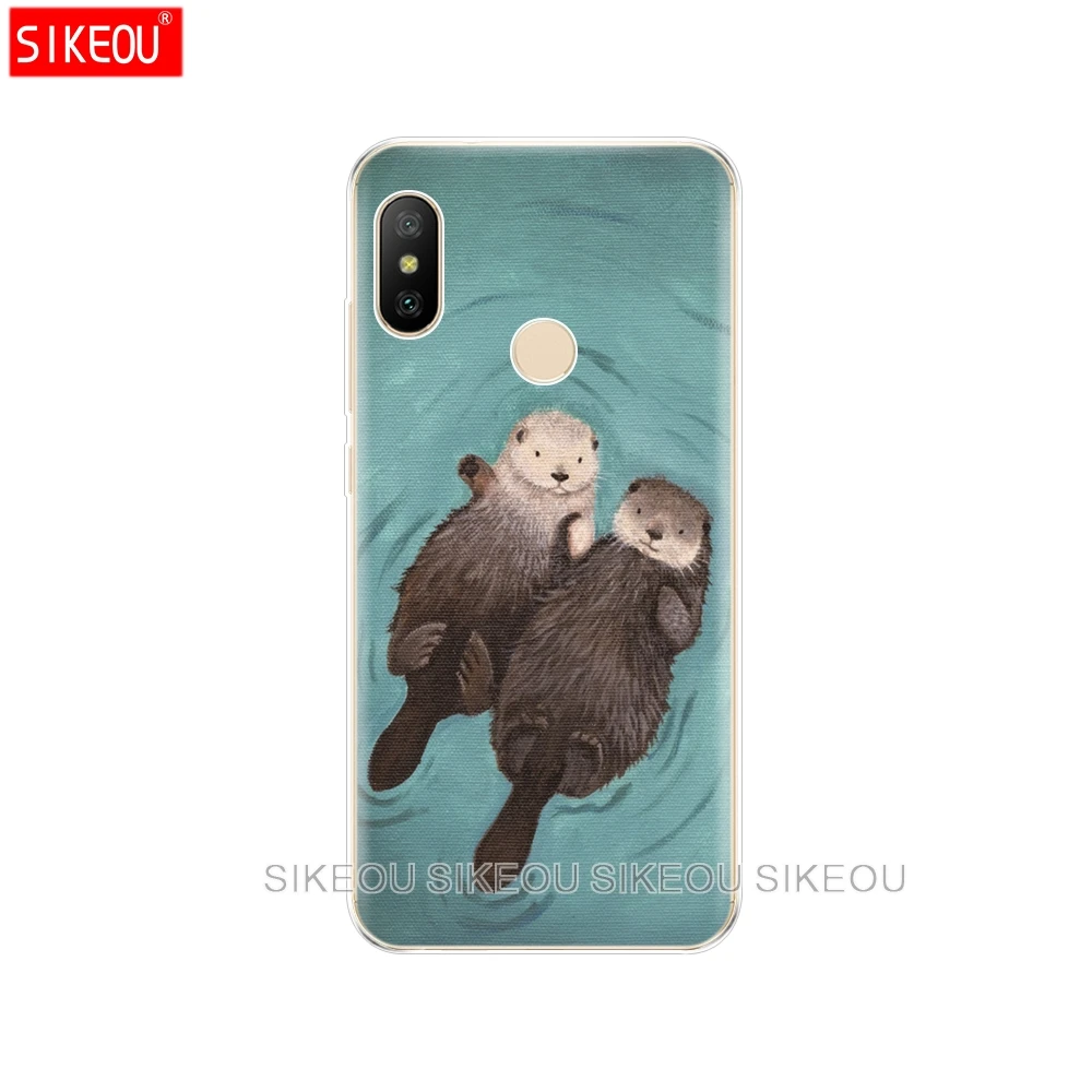 33800 Силиконовый чехол для Xiaomi mi A2 LITE, чехол, полная защита, мягкий ТПУ, задняя крышка, чехол для телефона, для Xio mi A2 LITE, бампер, Coque fox - Цвет: 33800