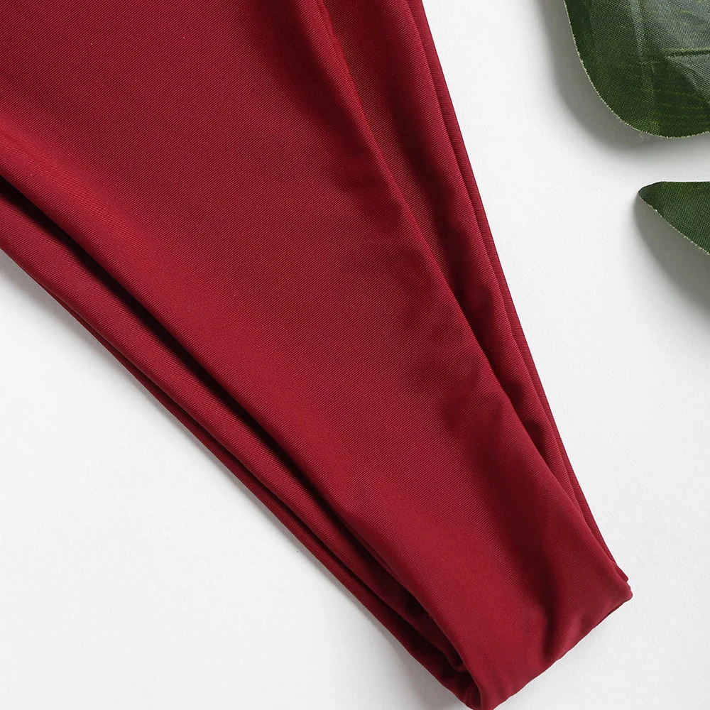 Одноцветное Для женщин купальники Купальники Push Up бразильский женский пляжная