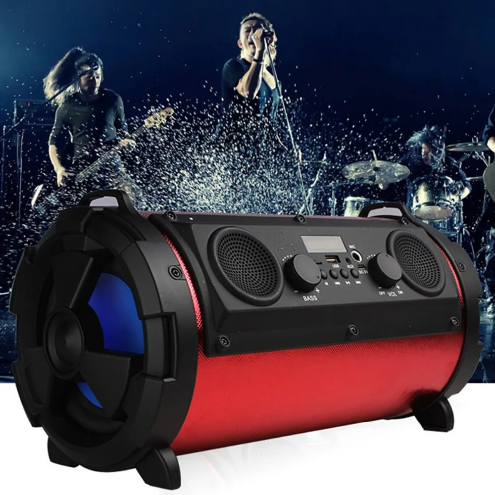 Открытый портативный Bluetooth динамик 20 Вт сабвуфер многофункциональная карта