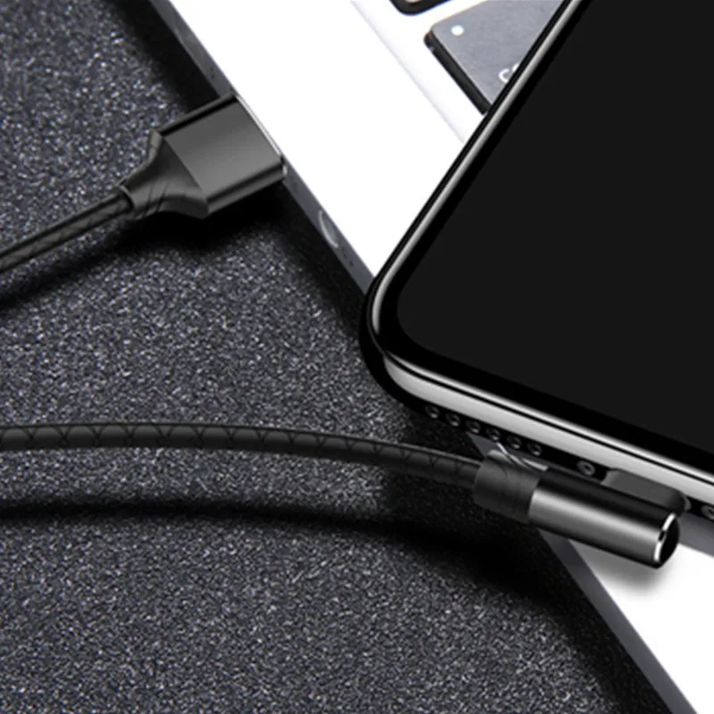 Black Магнитный течёт светильник светодиодный Micro USB кабель для samsung type-c зарядки для samsung One Plus 6 5T1M магнит зарядное устройство type C кабели - Цвет: Black