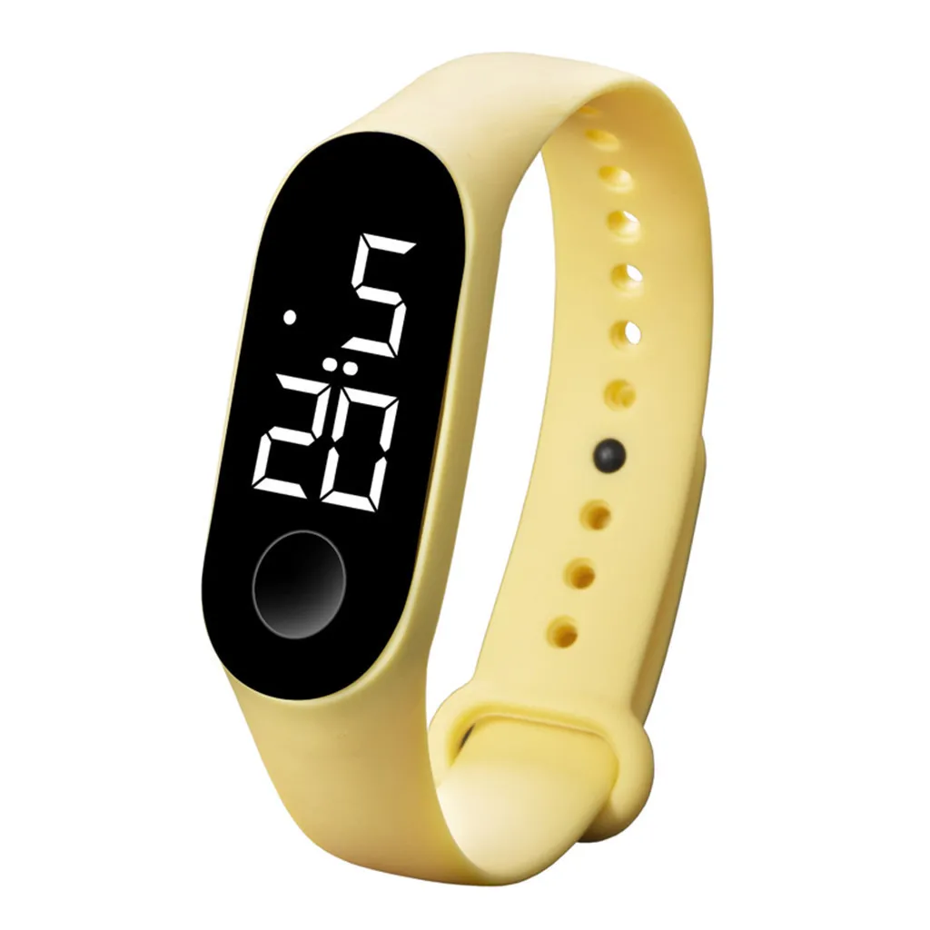 

2019 Fashion Sport Men Women Digiral Watch LED Electronic Sports Luminous Sensor Clock Simple Colorful Watches reloj digital