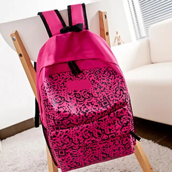 2015 New Trend Of Women Backpack Bag For Sports Fashion two-dimensional code Student Shoulderbag | Багаж и сумки