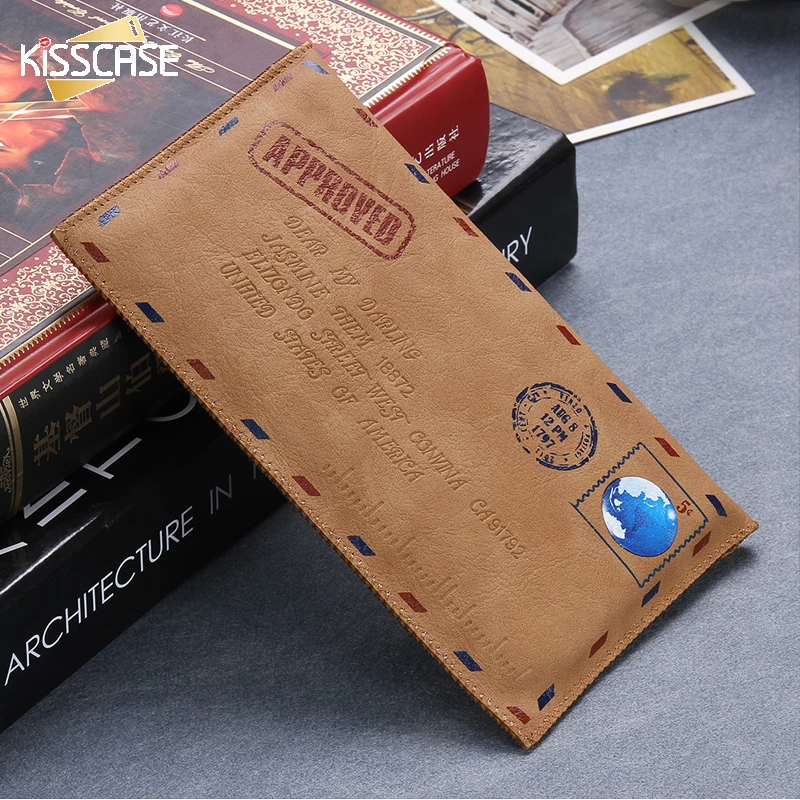 KISSCASE Ностальгический конверт мессенджер Почтовый чехол для iPhone 6 6s 7 5 5S SE 5C 4S 4 Galaxy