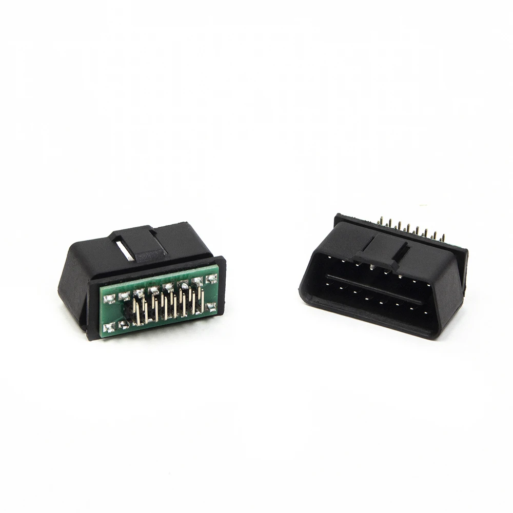 KWOKKER OBD2 OBDII штекер разъема проводка для диагностического инструмента 16 PIN DIY Conuerted