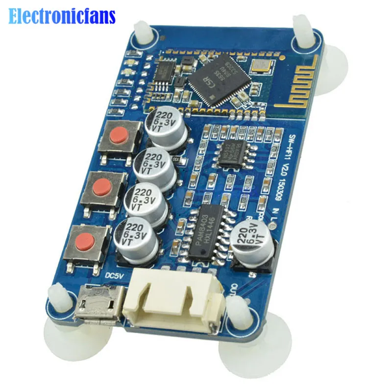 PAM8403 Bluetooth 4 0 аудио приемник HF11 CSR8635 стерео усилитель модуль USB интерфейс для
