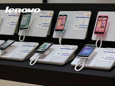 Мобильный телефон Противоугонная зарядка шоу держатель/дисплей стенд с будильником и зарядным устройством для сотового телефона