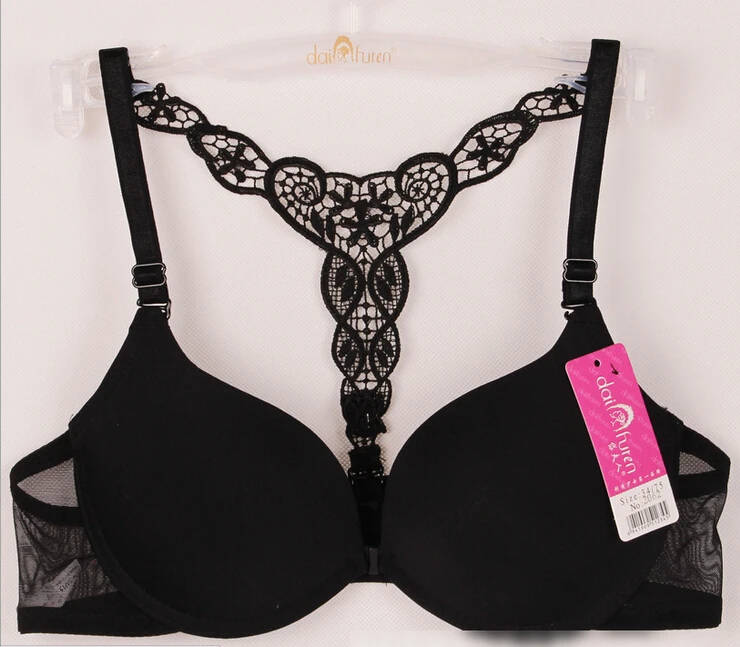 Модный женский бюстгальтер с застежкой спереди сексуальное кружевное нижнее