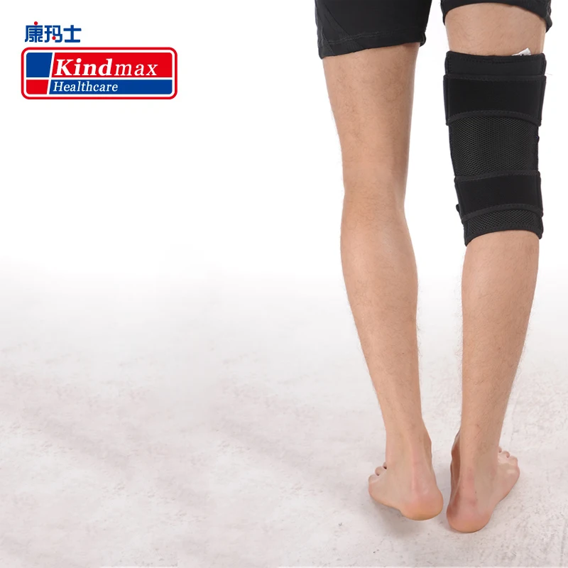 Kindmax Короткие Колено Поддержка эластичные наколенники отверстие Kneepad Спортивная безопасность Фирменное Качество