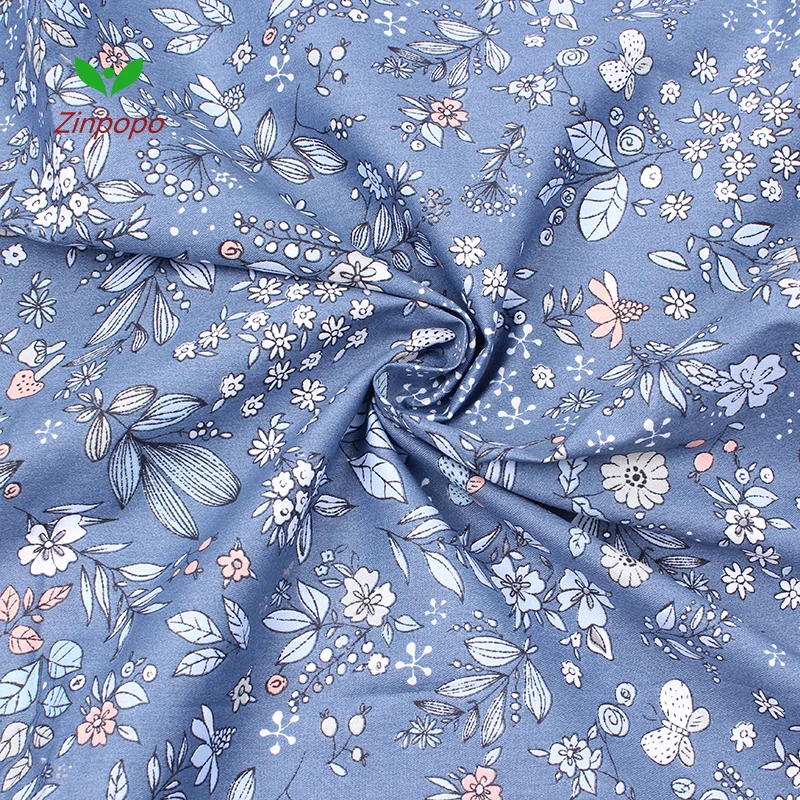 2018 Новое поступление 40x50 см 2pic/лот хлопчатобумажная ткань Tissu Costura пасторальная