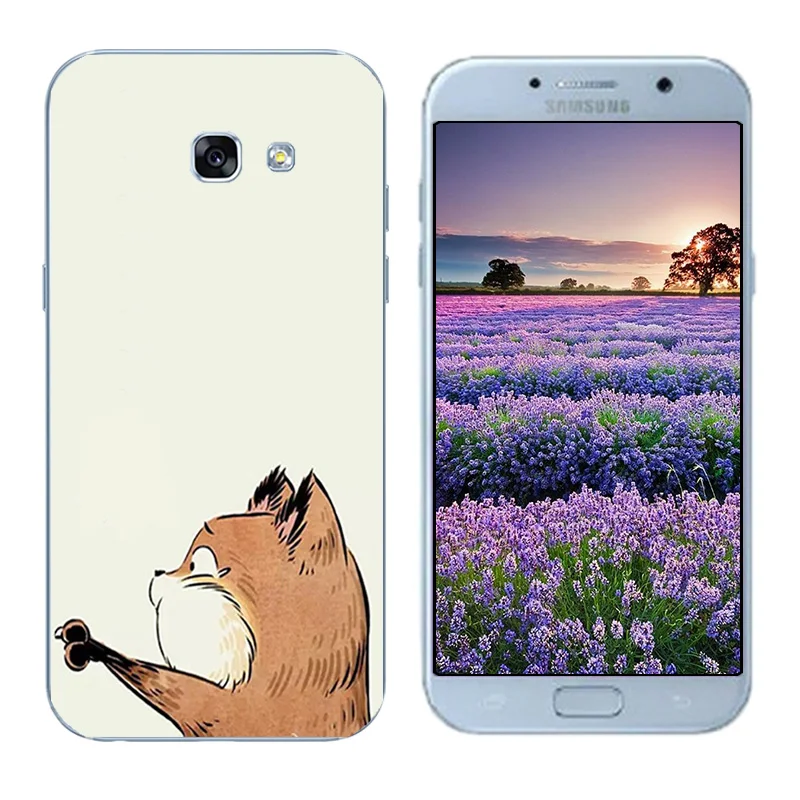 for Samsung A5 2017 Case Soft Silicone Phone BIG GUN Printing Cover Fundas Galaxy SM-A520 A520F Coque |