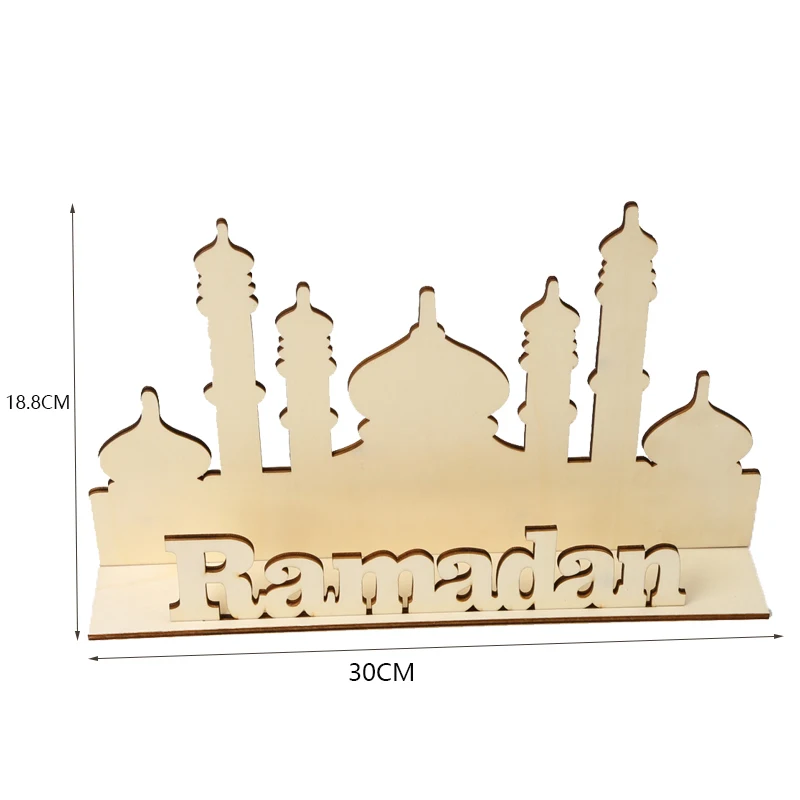 3 Рамадан Eid Mubarak деревянный Рамадан украшение Мубарак Луна Настенная Декорация голова оленя мусульманская фестиваль вечерние поставки - Цвет: 3