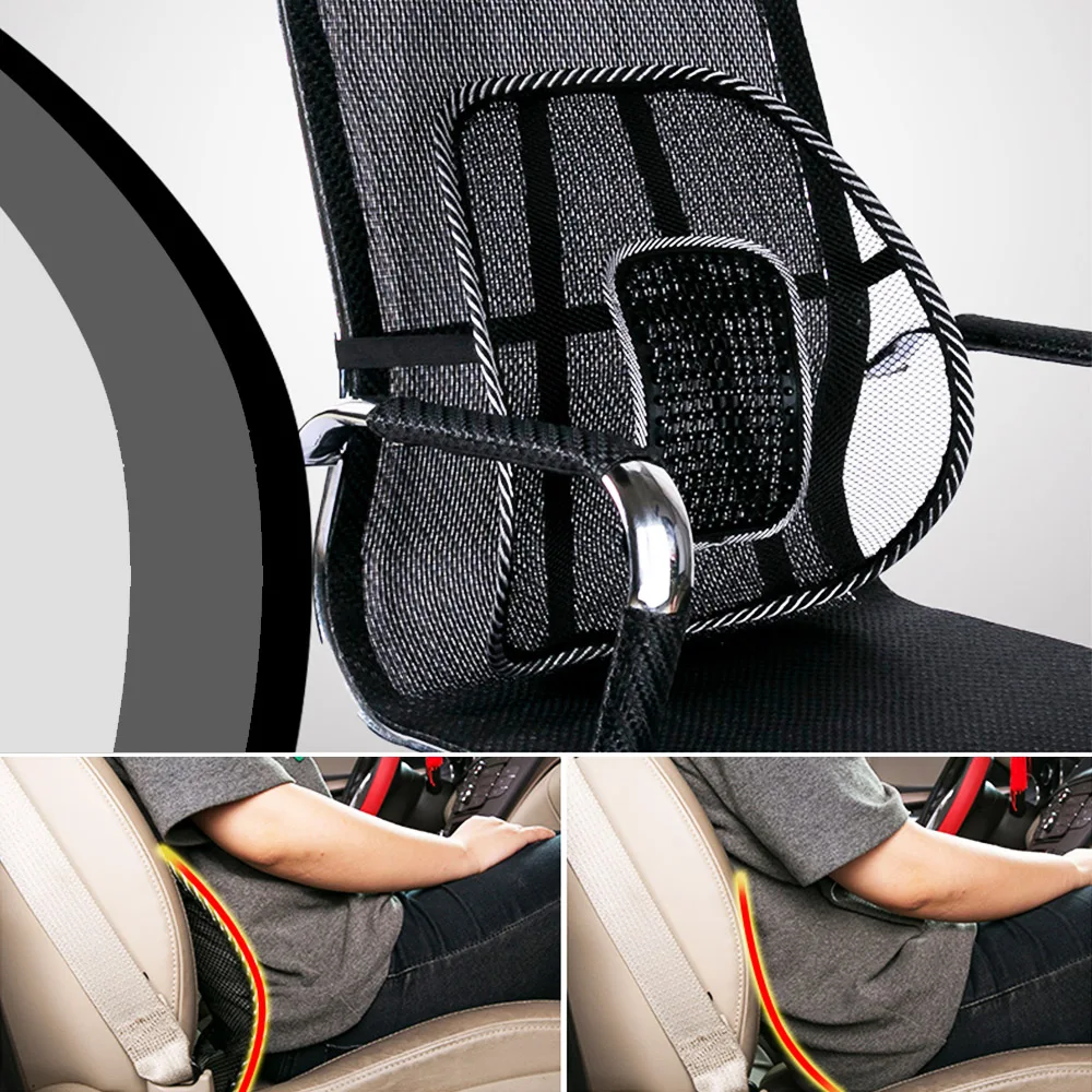 1 шт. сиденье для автомобиля поясничная поддержка Бесплатная массажная подушка