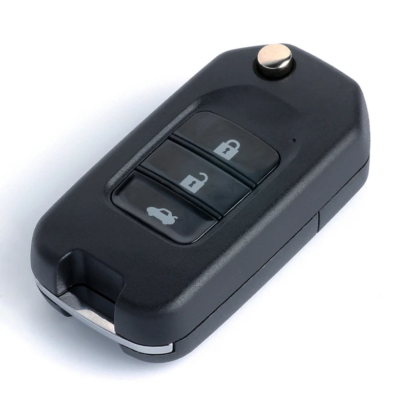 Keyecu Замена Модернизированный флип дистанционный ключ-брелок от машины 3 кнопки 313
