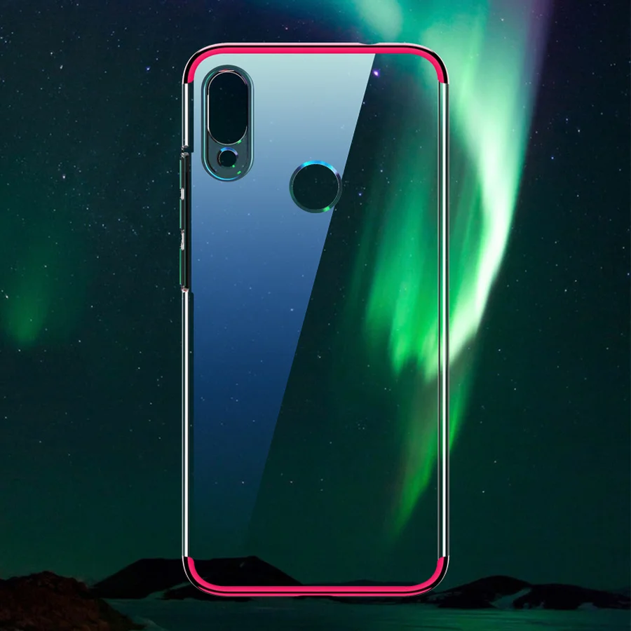 Transparent Case for Xiaomi Redmi Note 7 Global 128gb Pro Shockproof Clear Hard PC Back Cover Note7 Etui |