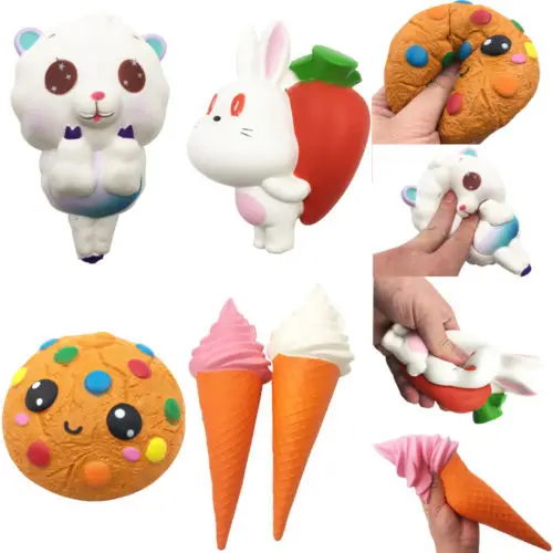 Super Cute Rabbit Scented Ice Cream Slow Rising Toy Decompression Toys Hot | Игрушки и хобби
