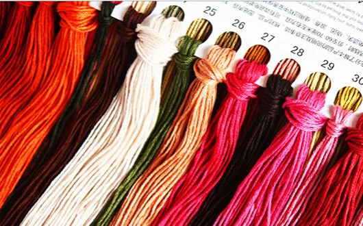 Pink rose flower (2) DMC Cotton Cross Stitch DIY Needlework 14CT 11CT Counted China Kits for Embroidery Craft | Дом и сад