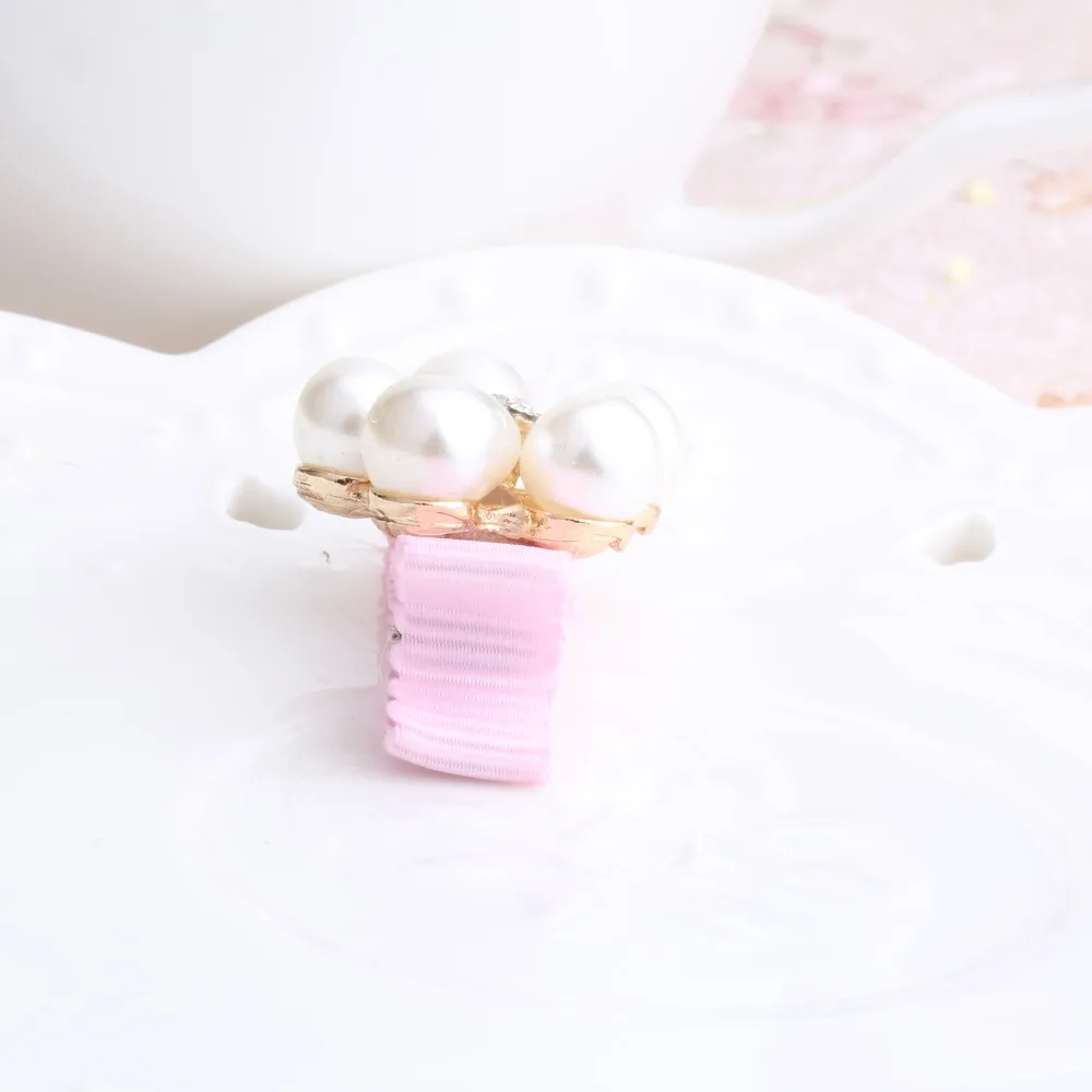 M MISM новая детская заколка для волос Корона шпильки с жемчугом Детские аксессуары