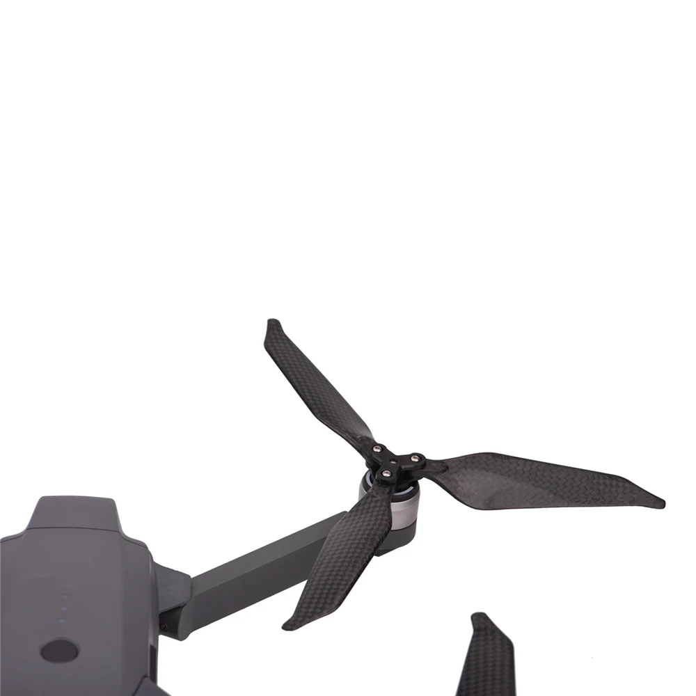 2 пары складных пропеллеров для дрона DJI Mavic Pro из углеродного волокна с низким