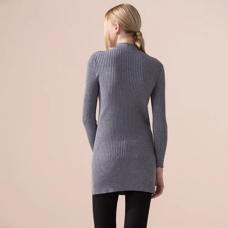 2018 New Winter Fashion Casual Women Sweater Solid Thick Turtleneck Ladies Clothes Womens Knitted Sweaters And Pullovers | Женская