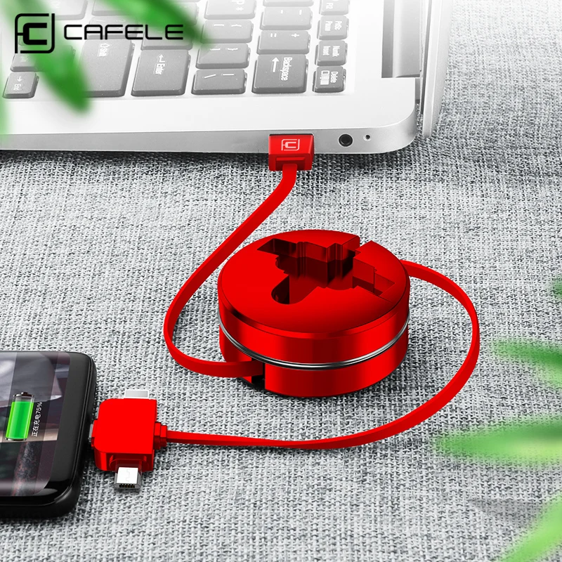CAFELE 3 в 1 USB Type C usb провод зарядное устройство Micro кабель для Samsung Huawei Xiaomi зарядный