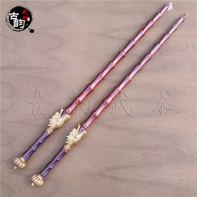 Новые деревянные щетки из бамбука красного дерева двойное оружие для боевых