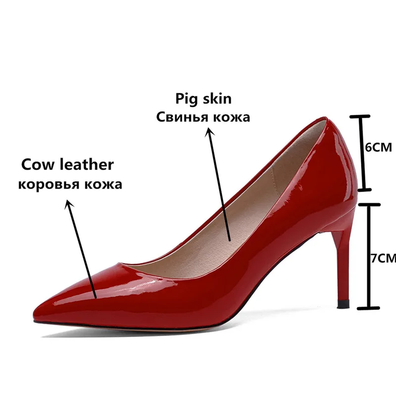 Женские туфли лодочки с острым носком ASUMER весенне летние однотонные вечерние на