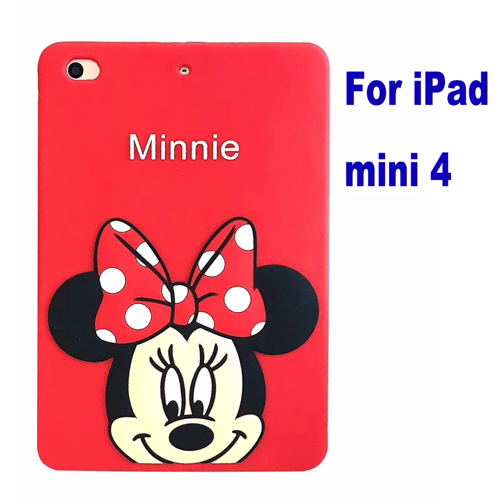 as photo 3D мультяшный силиконовый чехол для iPad Mini iPad Air Air2 iPad Pro iPad 9,7 / чехол Дейзи Микки Минни мягкая задняя крышка оболочка - Цвет: as photo