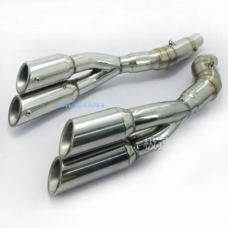 Мотоцикл Полный выхлопной системы слипоны для Kawasaki Z1000 2010-2016 трубы глушителя |