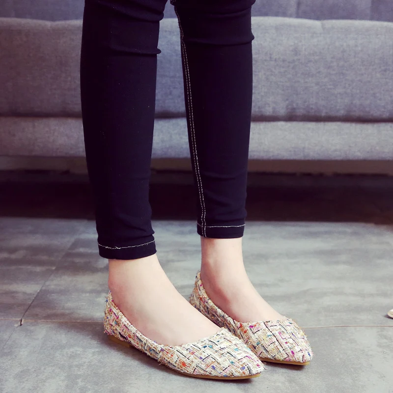 Роскошные Брендовые женские дизайнерские балетки с острым носком на плоской