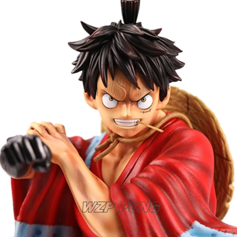 Новинка 2019 цельная фигурка обезьяны д Луффи кимоно форма сражения статуя из