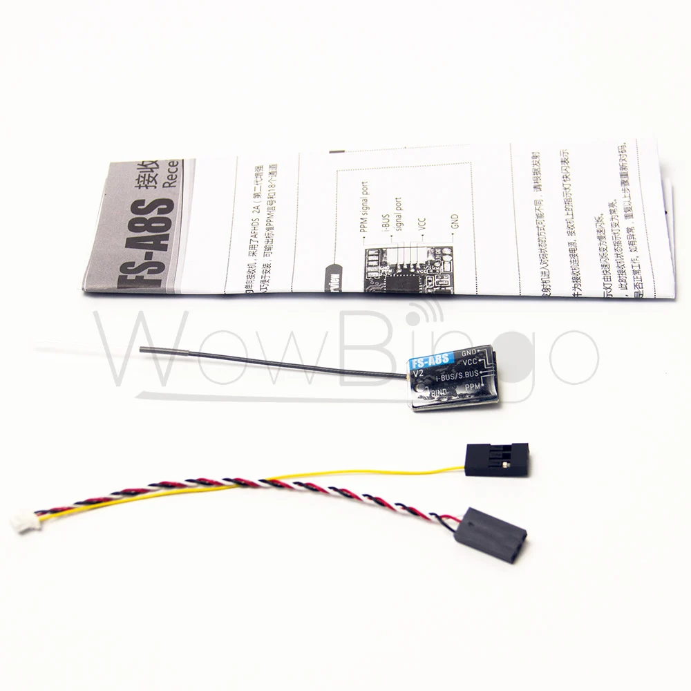 Flysky Mini ресивер 2 4G PPM i-BUS 8-канальный мини-ресивер для радиоуправляемого