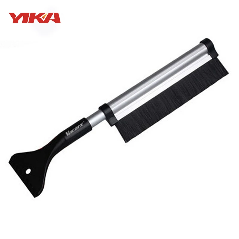 Выдвижная телескопическая щетка для снега скребок льда зимнего автомобиля