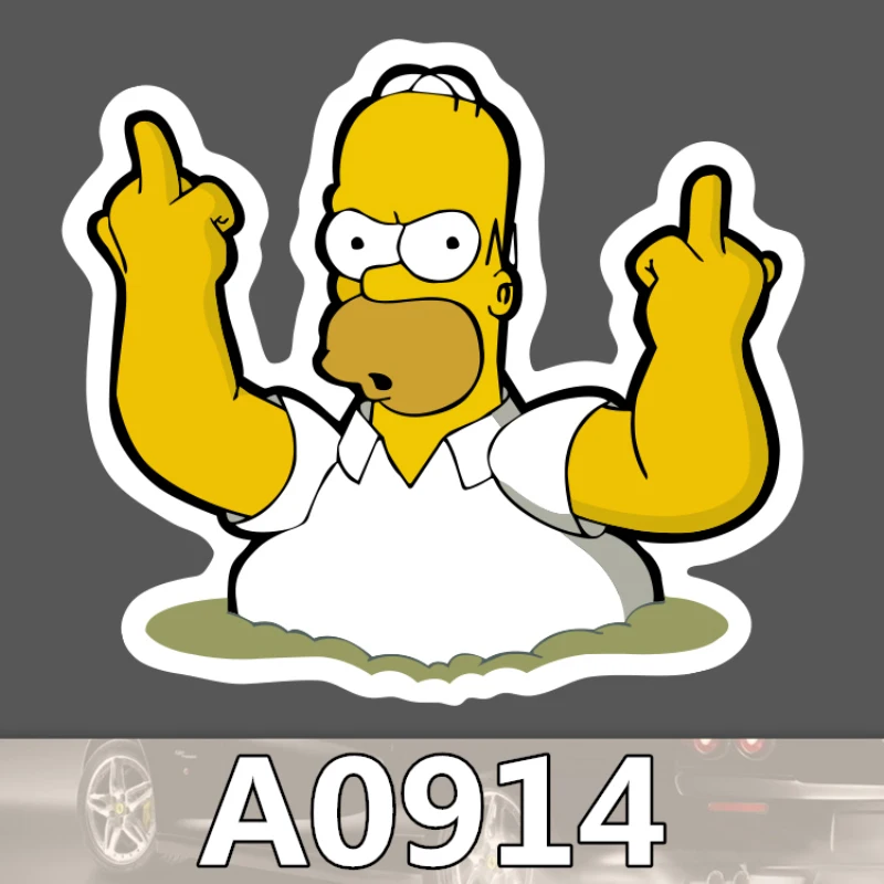 2 шт. водонепроницаемые Мультяшные наклейки для багажа ноутбука скейтборда