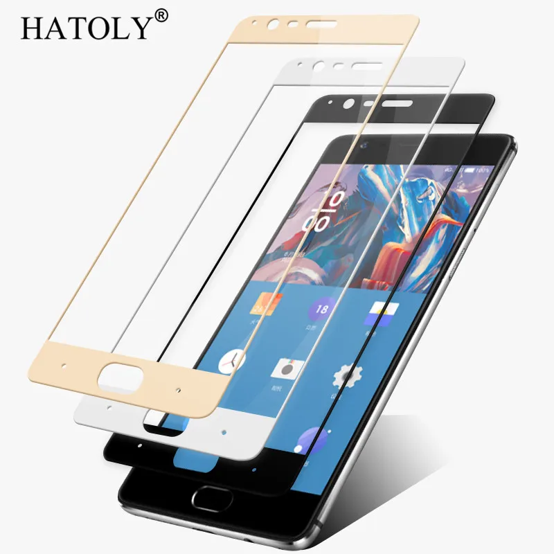 Защитное стекло для экрана Oneplus 5 закаленное One Plus A5000 полноразмерное HATOLY|screen protector