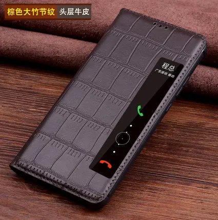 7 Mate 9 Pro чехол роскошный чехол из натуральной коровьей кожи для huawei mate 9 Porsche дизайн умный бизнес флип-телефон Fundas кожа coque - Цвет: 7