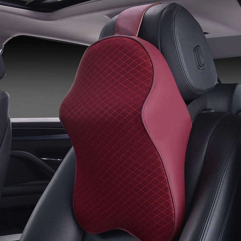 Автомобильная подушка на подголовник из пены с эффектом памяти|memory foam car|car head