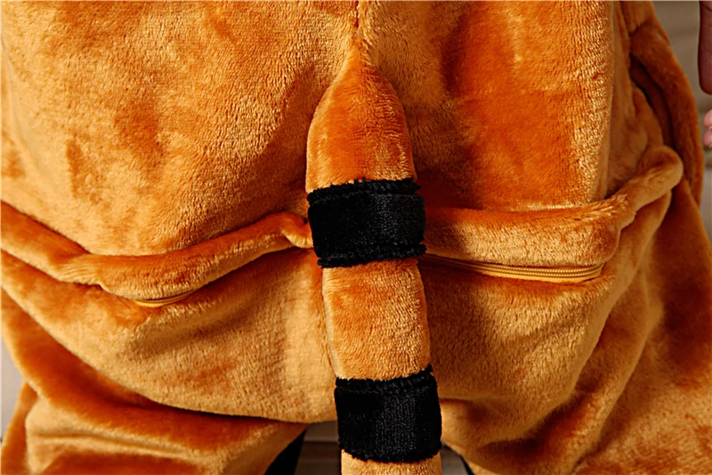 Для детей взрослых одна деталь костюмы аниме Кун енота косплэй пижамы унисекс