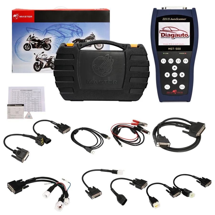 Азиатский инструмент для диагностики мотоцикла Zeus motorscan универсальный стирания