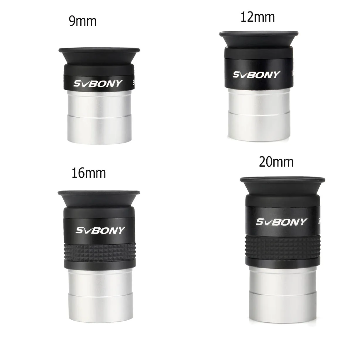 SVBONY 1,2" 9 мм окуляр широкоугольный 60 ° асферический окуляр HD полностью покрытый для 31,7 мм астрономический телескоп F9184