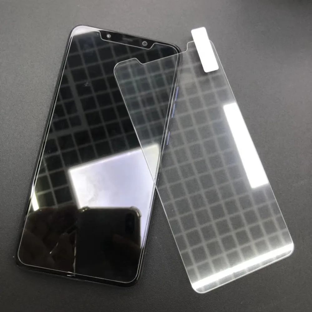 10 шт./лот 2.5D закаленное Стекло для Xiaomi Pocophone F1 Экран Защитная пленка Poco с уровнем