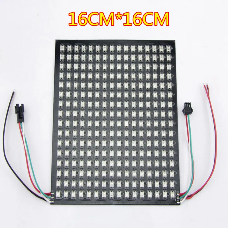 Цифровая Гибкая Светодиодная панель WS2812B 16*16 пикселей WS2811 IC Индивидуально