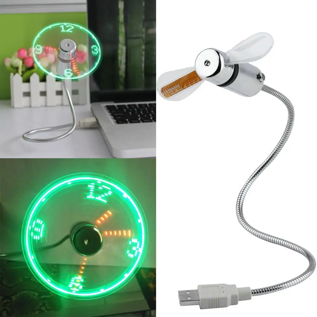 Регулируемый Ручной мини USB вентилятор Портативные гаджеты гибкие светодиодные